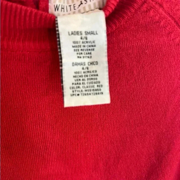 Vintage “White Stag” Long Sleeve Mock Neck Sweater, Sz S . - Picture 3 of 4